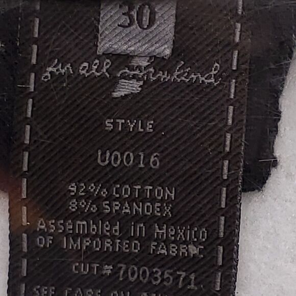 7 For All Mankind Casual Button Zip Denim Dark Wash Jeans Womens Size 30 Black - Picture 3 of 8